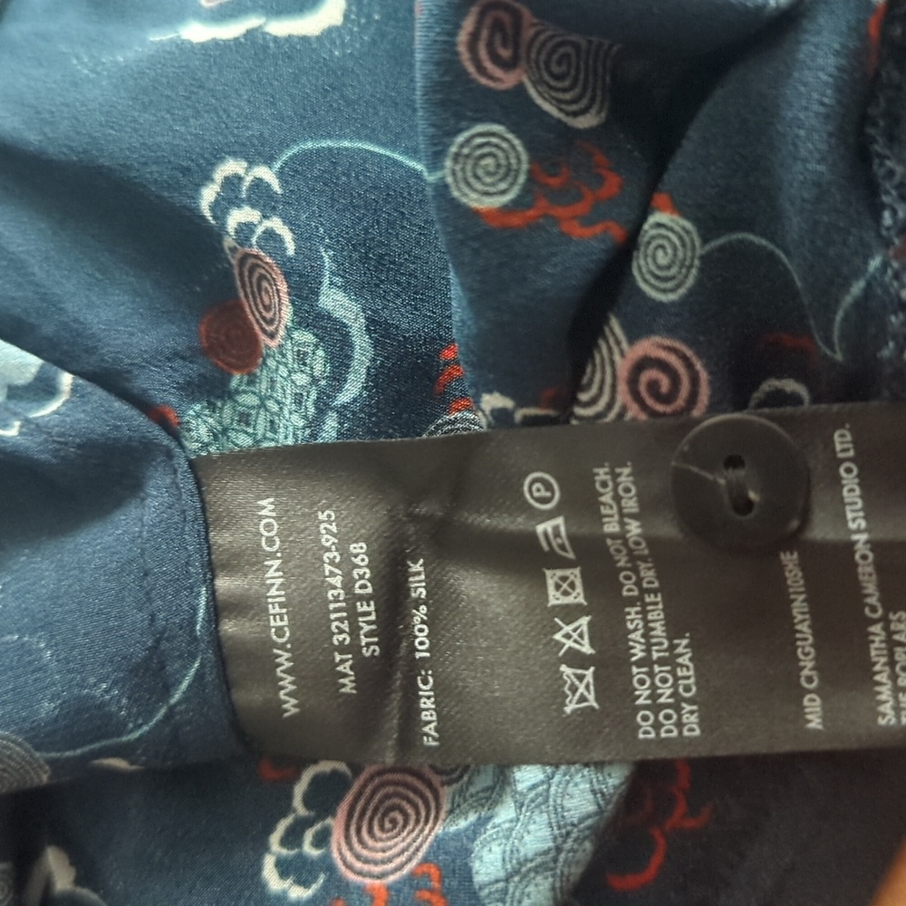 Cefinn Midi Length Silk Dress - Picture 15 of 15